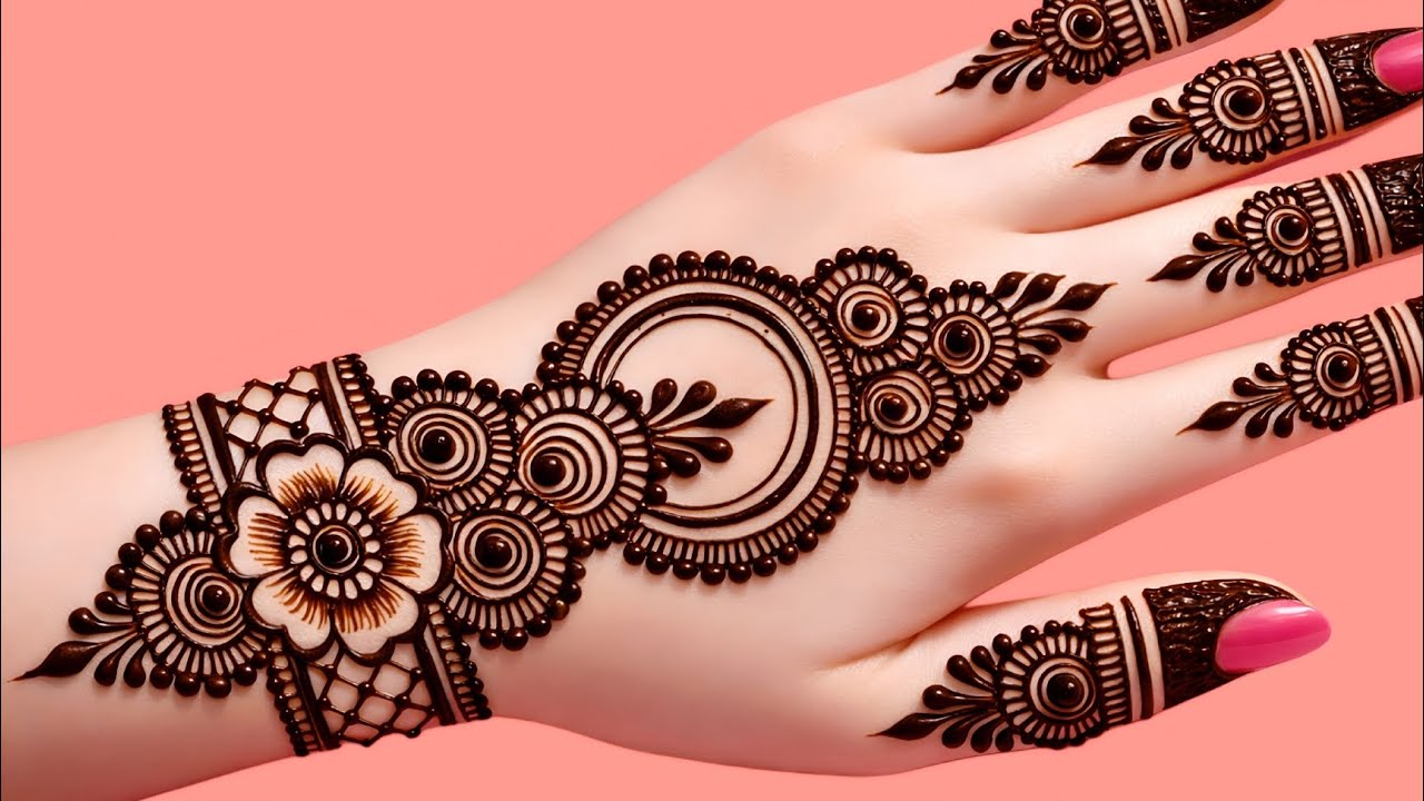 Easy & Stylish Mehndi Design | Latest Eid Mehndi | Simple Henna Design for Hands
