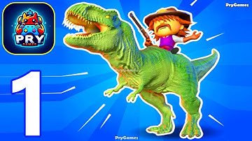 Dino Commander - Gameplay Walkthrough Part 1 Stickman Dino War Army Commander - Android Gameplay