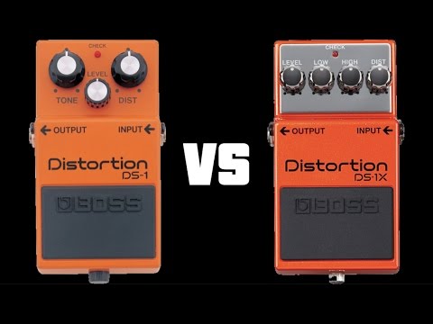 Boss DS-1 vs. DS-1X Bass Demo