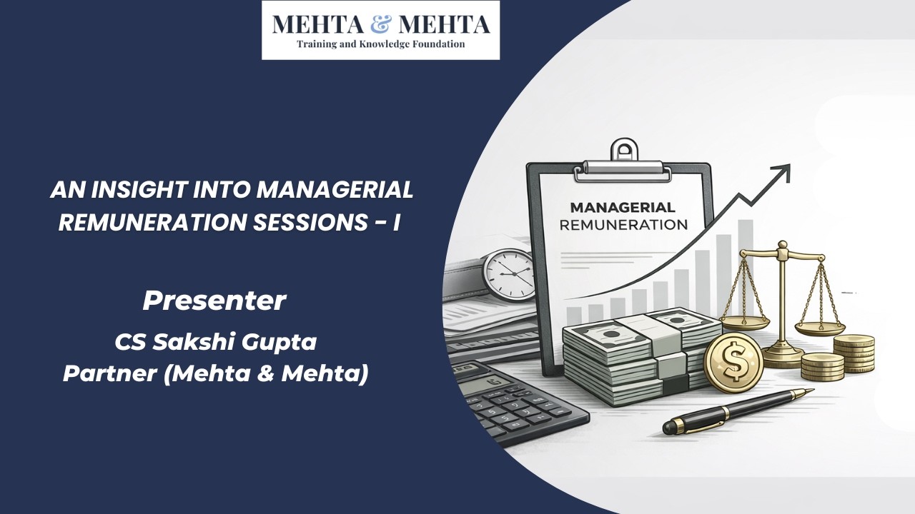 An insight into Managerial Remuneration