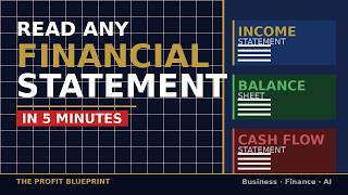 How to Read a Company's Financials in 5 Minutes (Income Statement, Balance Sheet & Cash Flow)