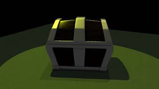 MAYA 3D simple loot box, beginner. Render screenshot 4