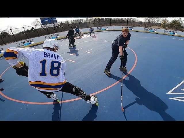 Roller Hockey, Goal, Fast Intense Game, Clapping, Extreme Loud