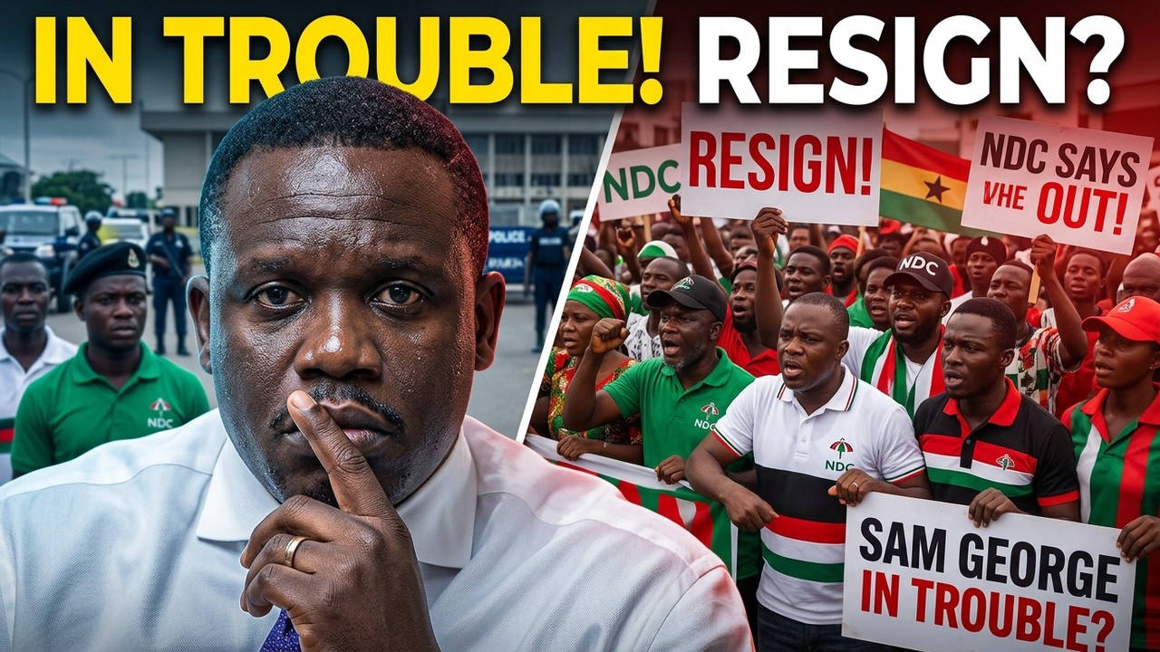 Sam George Sad Sam George's political career in CRISIS over NDC backlash - YouTube