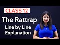 The Rattrap Class 12 in Hindi | The Rattrap Class 12 in Hindi Line by Line Explanation | WITH NOTES