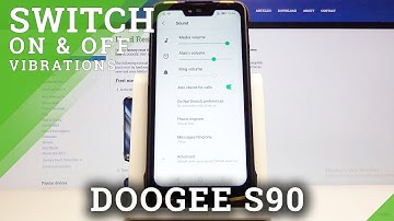 How to Enter Vibration Settings in DOOGEE S90