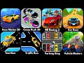 Vehicle Masters, Crazy Rush 3D, Race Master 3D, Car Race, BB Racing 2, Taxi Run, Traffic Run