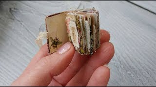Keychain Junk Journal Flip Through And A Look  At My Gnome Home