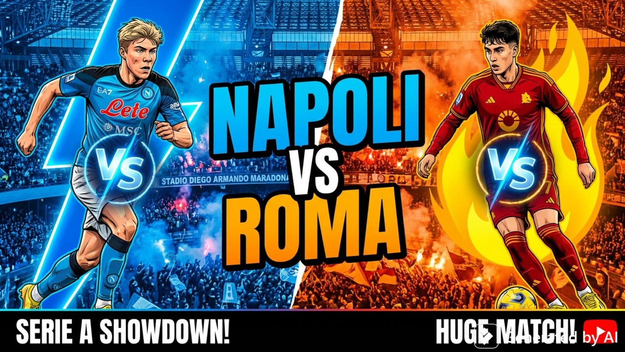Napoli vs AS Roma Serie A Matchup!