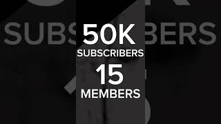 Since we celebrating let me also thank y’all for 50k subs &amp; 15 members on #youtube 🙏🏾Join today!