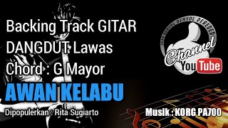 AWAN KELABU Backing Track GITAR - Rita Sugiarto || Chord : G Mayor