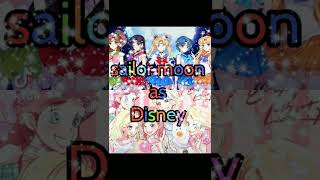 Sailor Moon As Disney Princesses
