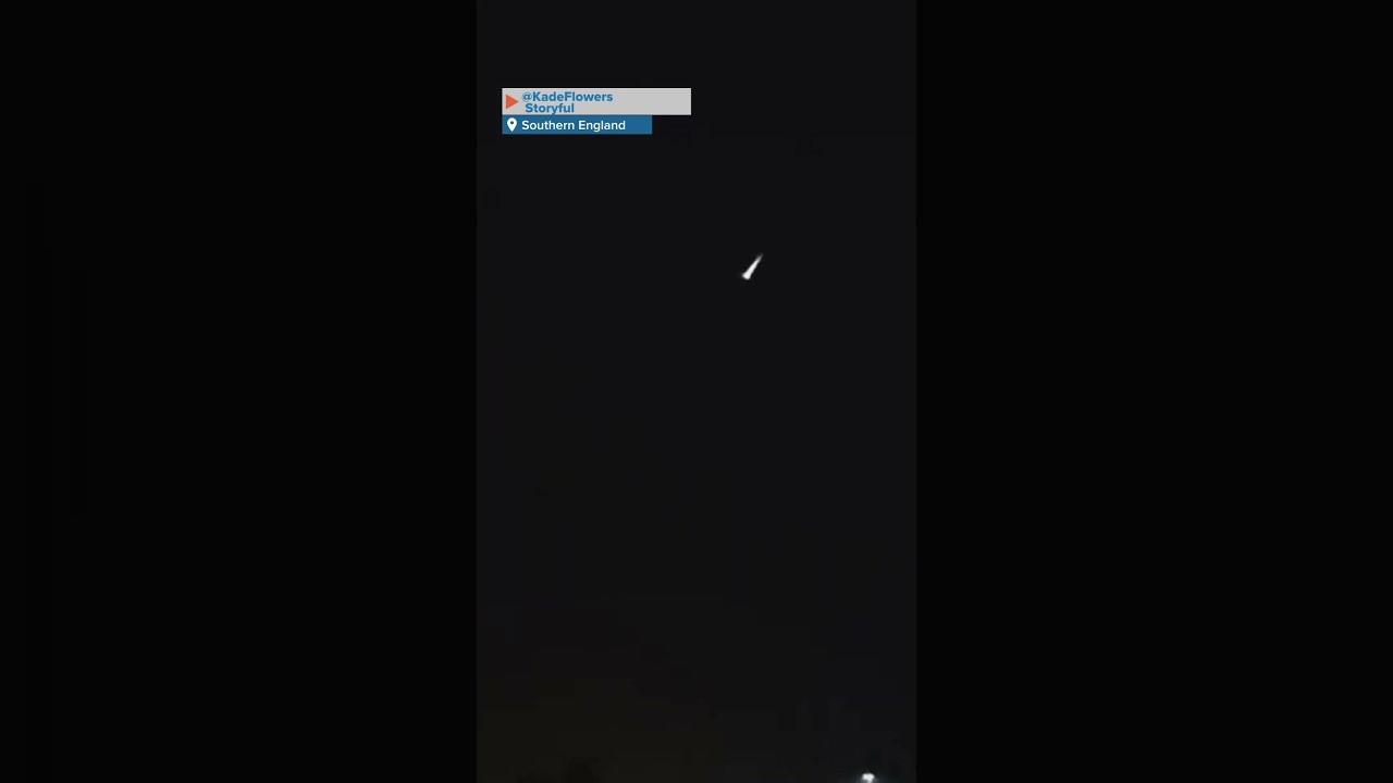 Meteorite Flashes Across England Sky
