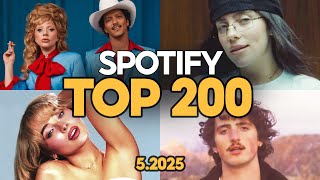 Top 200 Most Streamed Songs Worldwide on Spotify | May, 2025 | TOP 200 SPOTIFY