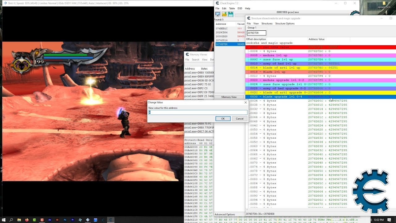 God of war Advanced Cheat tutorial  Upgrade Max Everything within seconds