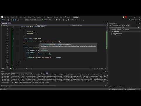 Functions Assignment