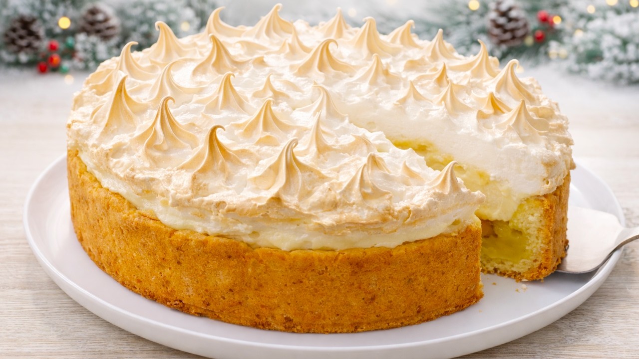 Он просто волшебен! ЯБЛОЧНЫЙ ПИРОГ с суфле-кремом – тает во рту!