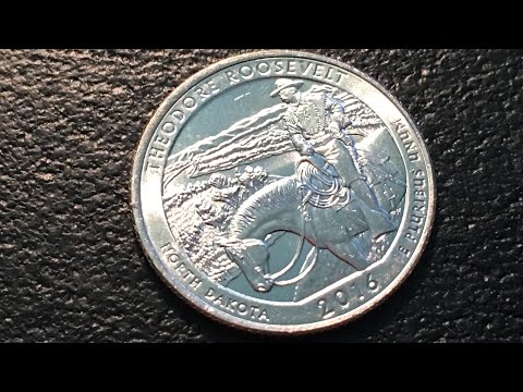 25 cents 2016 Theodore Roosevelt