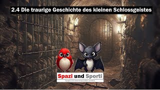 Herzlich willkommen zu Spazis und Sportis Kurzgeschichten. Lerne den Schlossgeist näher kennen