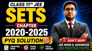 🔥 JEE Mains PYQ Solutions | SETS Chapter | Complete Concept Clarity 💯 | Maths By Soni Sir 🔥