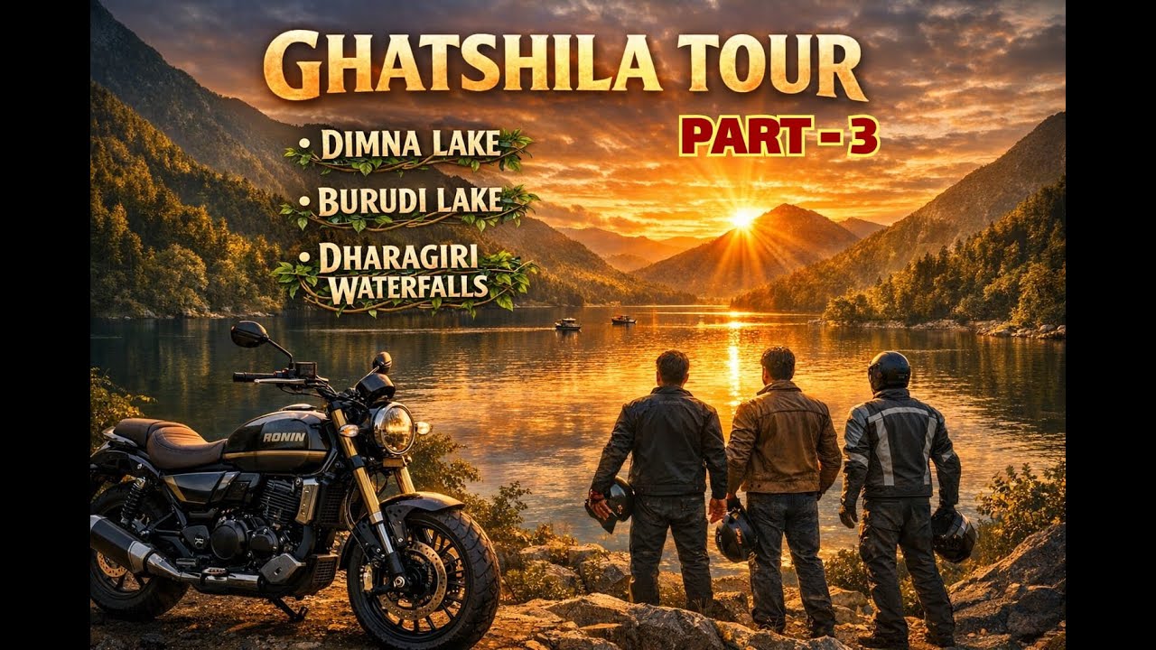 || GHATSHILA TOUR || PART 3 || SUNSET AT BURUDI DAM, DHARAGIRI FALLS TREK ||