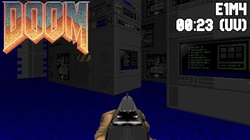 DooM: Switch Unity Port - E1M4 (UV-Speed) - 00:23 (Personal Best)