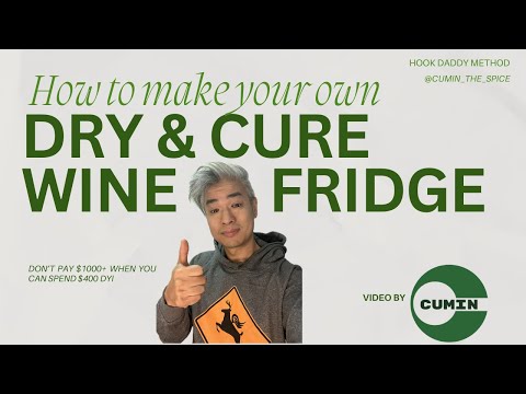How to make your own DIY Dry and Cure Wine Fridge with cumin