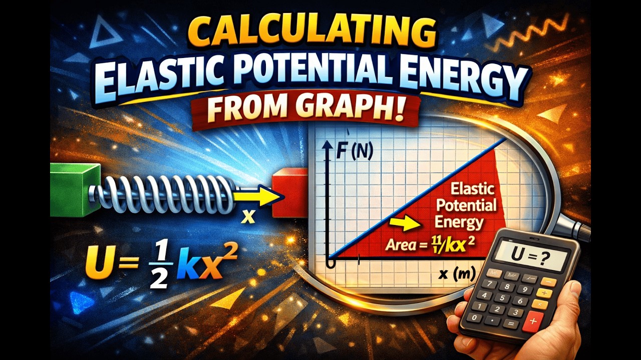 Calculating Elastic Potential Energy from Graph