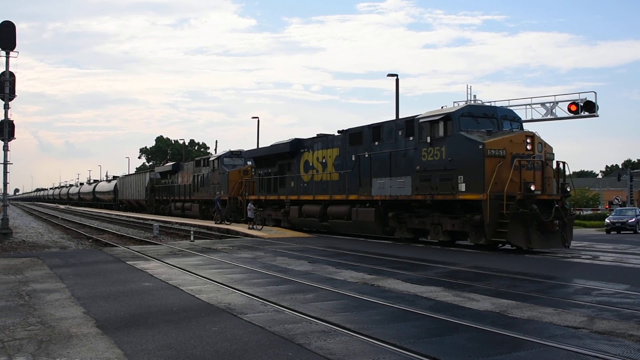 CSX 5251 East - Franklin Park, IL - YouTube