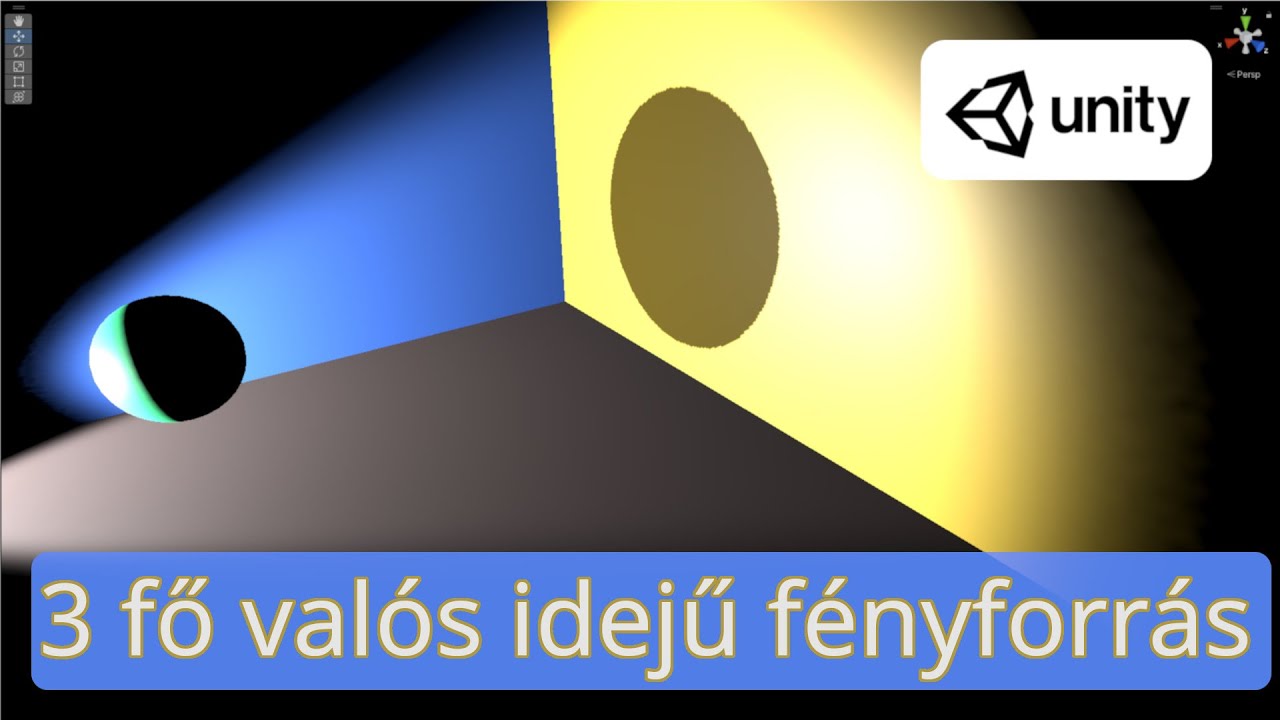 Unity 2021 LTS - 3 valós idejű fényforrás | Built-in RP Tutorial - YouTube