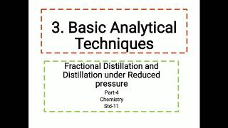 3.  Basic Analytical Techniques