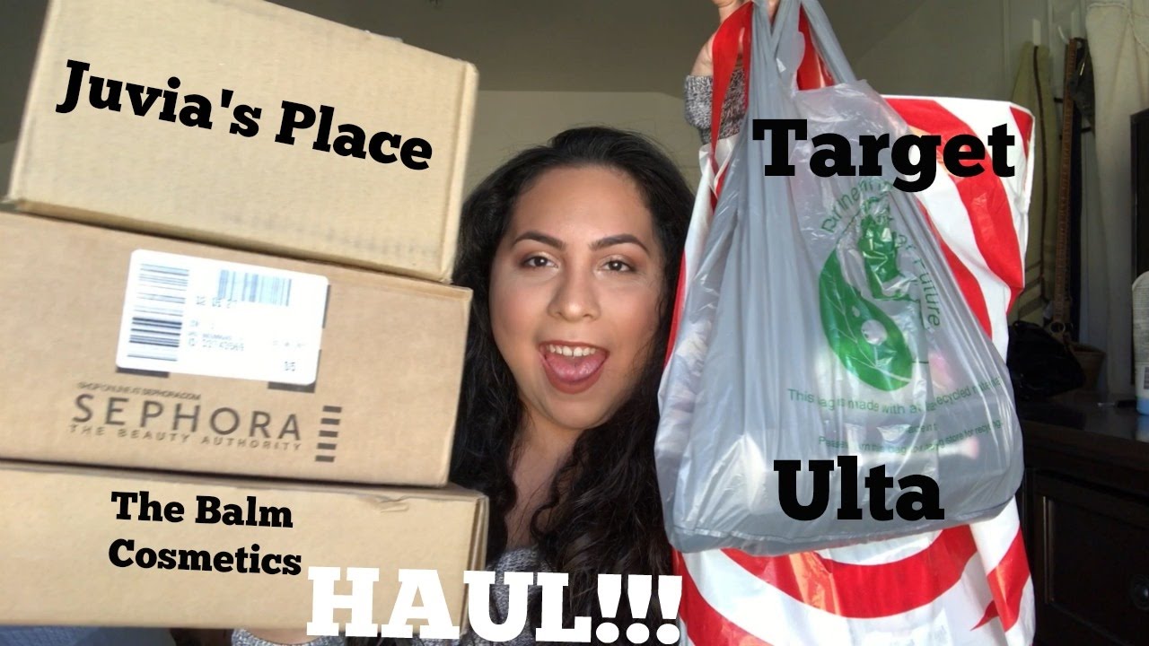 Drugstore and High End Makeup Haul Target Walmart Ulta The Balm