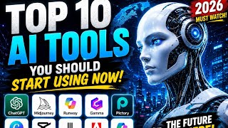 “Top 10 AI Tools You Should Start Using Right Now”#usatech 