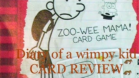 Diary of a wimpy kid CARD REVIEW