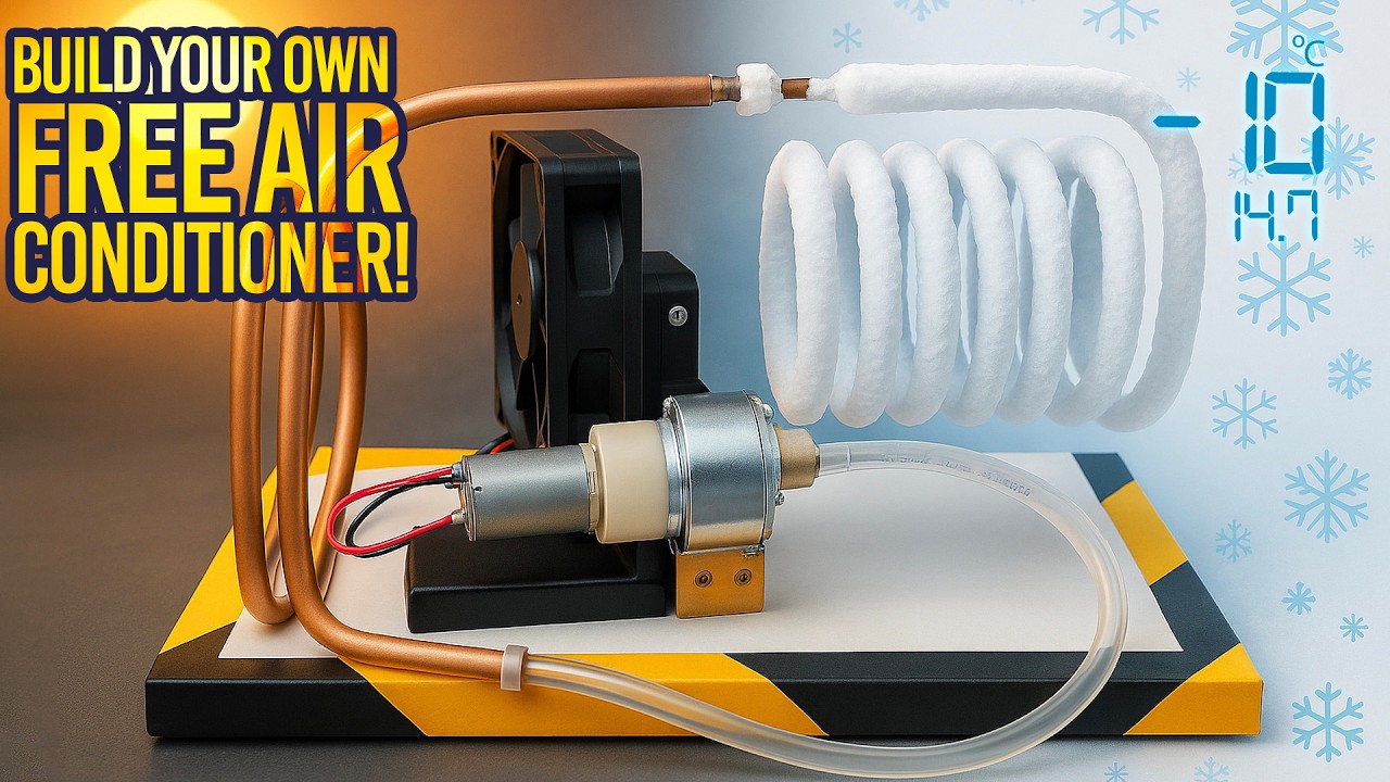 Mini Ac Project Homemade Mini Air Conditioner That Cools in Minutes! ️-10º Celsius ...