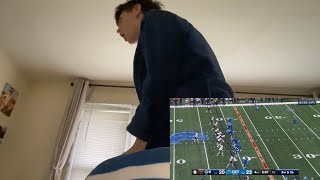 Bears Fan CRASHES OUT Reacting To Bears Vs Lions Ending