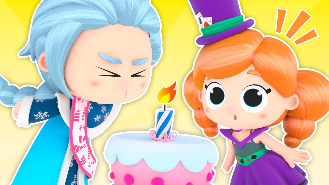 Regina delle Nevi Non Può Spegnere le Candeline! 🎂 Cartoni per Bambini | Increditales