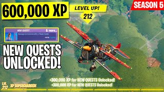 New Xp Trick 600,000 Xp - New Quests Unlocked - Level Up Fast Season 5