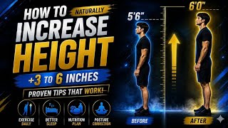 How to grow taller than 90% of men.! (before it's too late)⏳