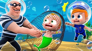 Who Took The Baby Mermaid? | Call the Police  | NEW ✨ Nursery Rhymes For Kids