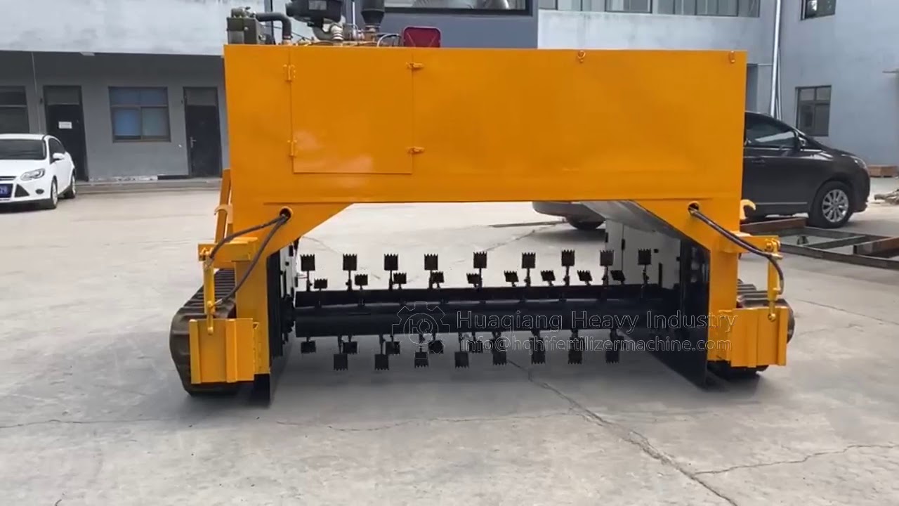 Crawler Compost Turning Machine YouTube