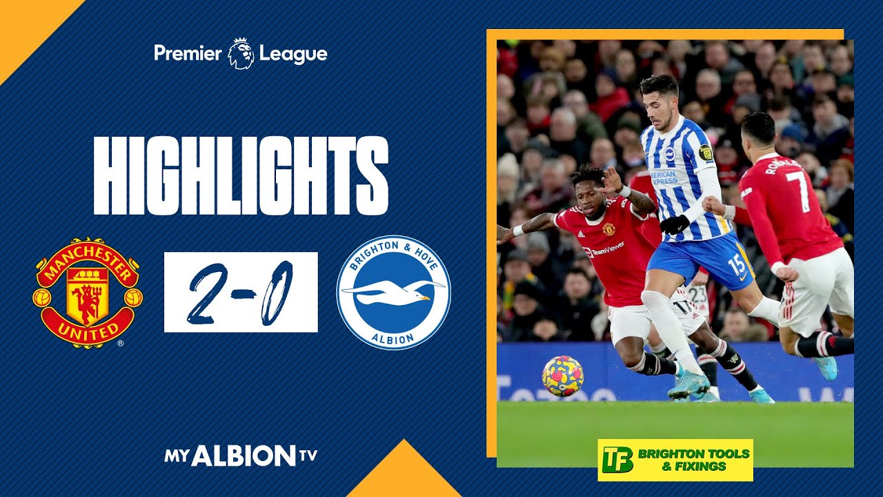 Manchester United vs. Brighton & Hove Albion - Football Match ...