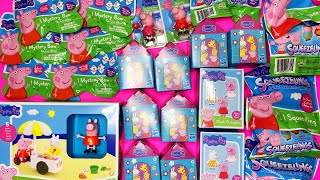 BIGGEST PEPPA PIG COLLECTION with Blind Bags ASMR no talking, no nail tapping, no music