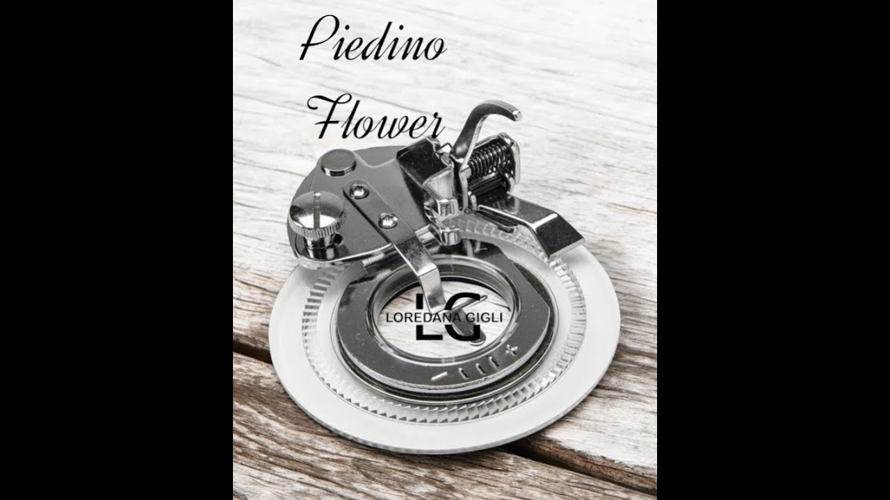 Piedino decorativo floreale :flower stitch