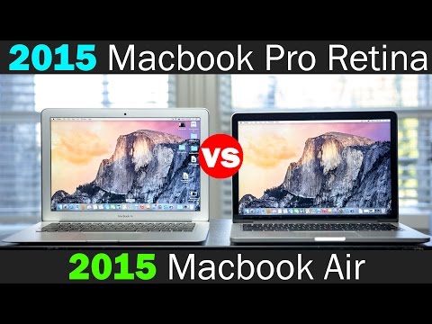 2015 MacBook Pro With Retina Display Vs 2015 Macbook Air - Which One Should You Get?