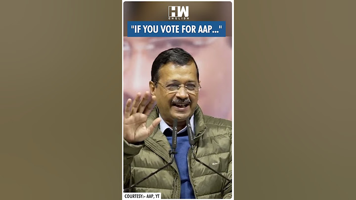 #Shorts | "If you vote for AAP..." | Arvind Kejriwal | Delhi Assembly Elections 2025 | BJP