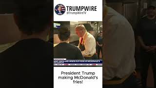 President Trump makes a stop at McDonald’s! 🍟