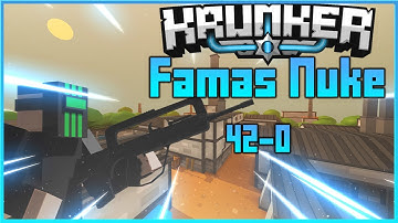 Flawless Krunker Famas NUKE! (42-0 with new settings)