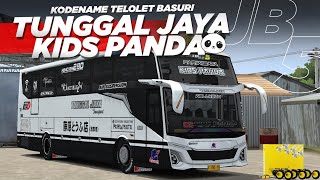 SHARE KODENAME TELOLET BASURI TUNGGAL JAYA KIDS PANDA JB5😱😱|| BUSSID V4.1.2