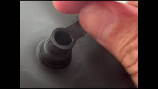 How should I inflate my balance cushion?
